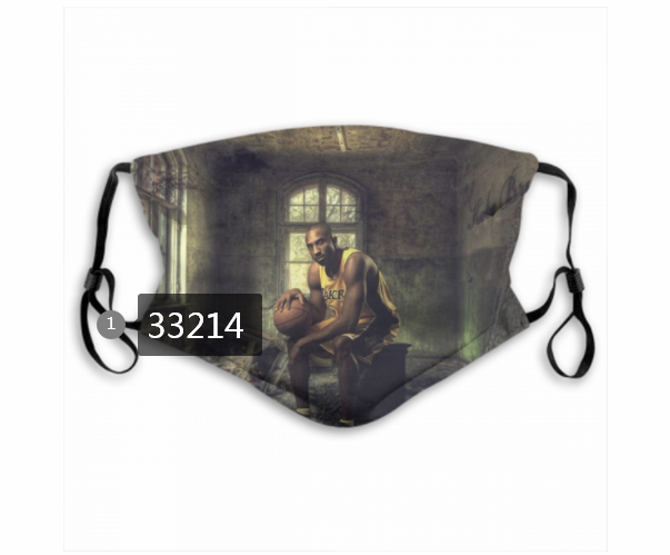 2021 NBA Los Angeles Lakers #24 kobe bryant 33214 Dust mask with filter->nba dust mask->Sports Accessory